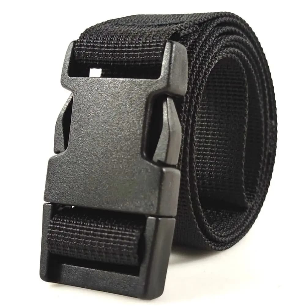 Quick Release Nylon Braided Belt Adjustable Casual Plastic Buckle Waistband Luxury Brand Design Weave Waist Band Canvas Strap