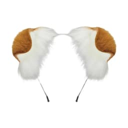 Adjustable Dog Ears Headbands Comfortable Plush Hairband For Cosplayer Party