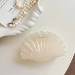Elegant Acetate Hair Claw Clip Dolphin Shell Series Jelly Color Back Head Headwear Hair Claw Gift