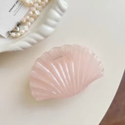Elegant Acetate Hair Claw Clip Dolphin Shell Series Jelly Color Back Head Headwear Hair Claw Gift