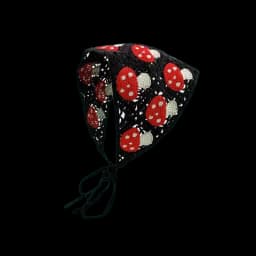 Hairband Women's Hair Accessories Fashionable Knitted Crochet Hollow Triangle Scarf Sweet and Cute Girly Style Floral Headscarf
