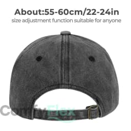 EBITDA Financial Text Baseball Cap Men Women Distressed Washed Sun Cap Outdoor Workouts Hat
