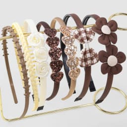 7pcs Cute Girls Headband Fabric Flower Hairbands Kids Children Hair Bows Hairbands Family Decoration Party Hair Accessories