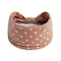 Polka Dot Knotted Headbands Boho Fashion Stretch Fabric Hair Bands For Women Breathable Versatile Headwraps For Sports Yoga Hair