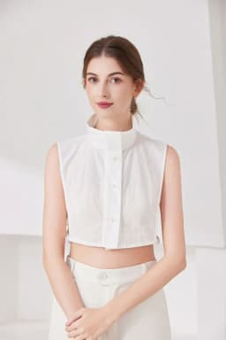 Fake Collar White Half Shirt Stand Detachable Shirt False Collar for Women Blouse Sweater Lapel Clothing Accessories