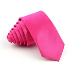 Super Slim 5cm Tie For Men Solid Rainbow Color Polyester Necktie Narrow Skinny Red Bule Orange Fashion Daily Shirt Accessory