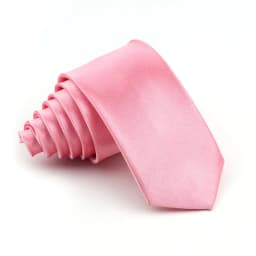 Super Slim 5cm Tie For Men Solid Rainbow Color Polyester Necktie Narrow Skinny Red Bule Orange Fashion Daily Shirt Accessory