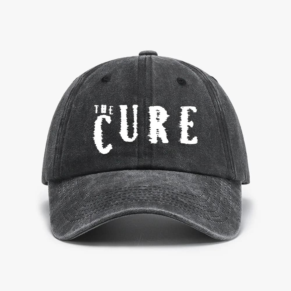 The Cure cap Washed Distressed Denim caps for men Summer Women Baseball Cap fashion casual Adjustable Snapback hats