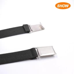 Kids Elastic Belts Kids 2.5cm Width Boy Girl Children Adjustable Elastic Canvas Waistband Stretch Waist Belt with Buckle 60-80cm
