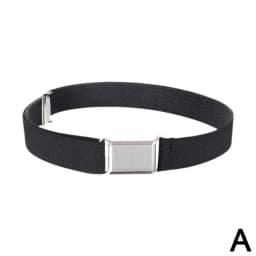 Kids Elastic Belts Kids 2.5cm Width Boy Girl Children Adjustable Elastic Canvas Waistband Stretch Waist Belt with Buckle 60-80cm