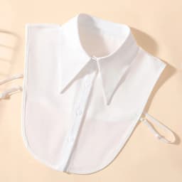 Women's Fashionable and Elegant Encrypted Chiffon Fake Collar Half Shirt Detachable Versatile Accessory Collar XF-C1 New