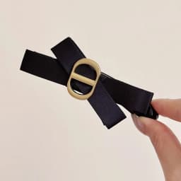 1/2pcs Elegant Fabric Bow Banana Clip for Woman Korean Style Ponytail Clip Fashion Girl's Back of The Head Hair Clip