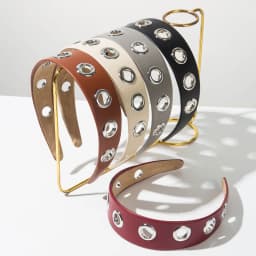 Fashion Hip Hop Style Wide Cloth Headband Solid Color Elegant Circle Decor Hairband Women Trendy Hair Accessories
