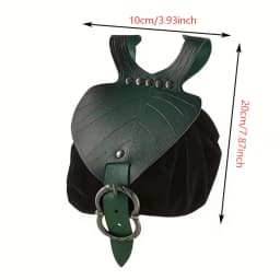 PU Waist Belt Bag for Women Fashion Bag Leisure Soft Leather Bags Light Waterproof Portable Hanging Bag Drawstring Belt Bag