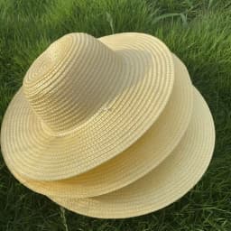 Simple Wide Brim Straw Hats Large With Windproof Rope Sun Hat Fishing Caps Women Men