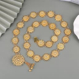 Female Tassel Waist Chain Belt Metal Star Pentagram Chain Belt Women Vintage Waist Belt Women Decorative Body Jewelry