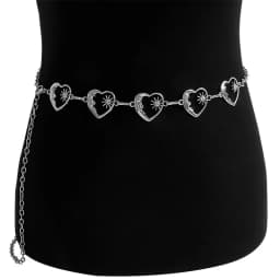 Female Tassel Waist Chain Belt Metal Star Pentagram Chain Belt Women Vintage Waist Belt Women Decorative Body Jewelry