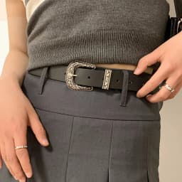 New Arrival: European American Fashion Unisex Retro Denim-Style Buckle Belt Exquisitely Embossed High-Quality Wide Belt