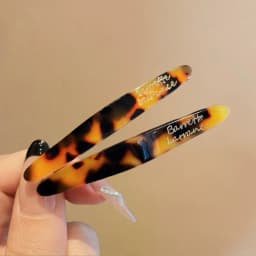 2pcs/set Acetate Hair Clips Pins for Women Vintage Mini Cute No-Slip Bangs Clip Colorful Letter Hairpin Hair Accessories Set