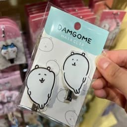 Y2K Bear Dog Animal Hair Clip Set for Women Cute Cartoon White Bear Puppy Acrylic Barrettes Hairclips Jewelry