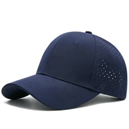 Unisex Perforated Quick-Dry Baseball Cap For Men Women Breathable Mesh Hat Sport Dad Hat Solid Color Casual Sun Visor Cap