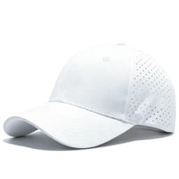 Unisex Perforated Quick-Dry Baseball Cap For Men Women Breathable Mesh Hat Sport Dad Hat Solid Color Casual Sun Visor Cap
