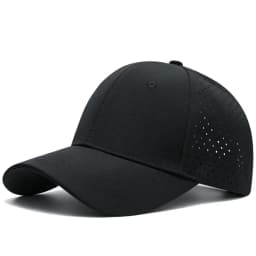 Unisex Perforated Quick-Dry Baseball Cap For Men Women Breathable Mesh Hat Sport Dad Hat Solid Color Casual Sun Visor Cap
