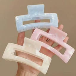 1/3 Pcs 4.33 inches/11cm large gradient color square hair clip high-quality elegant, simple and versatile summer hair accessory