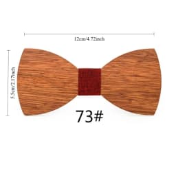 Wood Bow Tie Mens Wooden Bow Ties Party Business Butterfly Cravat Party Ties for Men Wood Ties