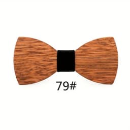 Wood Bow Tie Mens Wooden Bow Ties Party Business Butterfly Cravat Party Ties for Men Wood Ties