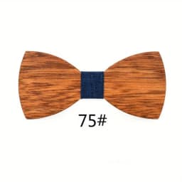 Wood Bow Tie Mens Wooden Bow Ties Party Business Butterfly Cravat Party Ties for Men Wood Ties