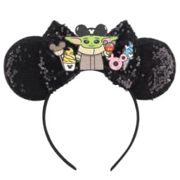 Disney Star Wars R2-D2 Ears Headband Women Cute BB-8 Hairband Girl Sequins Bow Hair Accessories Kids Birthday Festival Gift