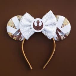 Disney Star Wars R2-D2 Ears Headband Women Cute BB-8 Hairband Girl Sequins Bow Hair Accessories Kids Birthday Festival Gift