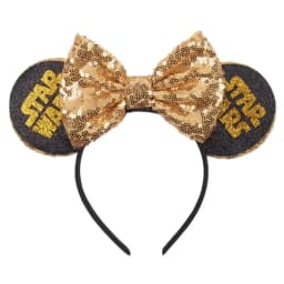 Disney Star Wars R2-D2 Ears Headband Women Cute BB-8 Hairband Girl Sequins Bow Hair Accessories Kids Birthday Festival Gift