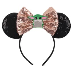 Disney Star Wars R2-D2 Ears Headband Women Cute BB-8 Hairband Girl Sequins Bow Hair Accessories Kids Birthday Festival Gift