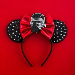 Disney Star Wars R2-D2 Ears Headband Women Cute BB-8 Hairband Girl Sequins Bow Hair Accessories Kids Birthday Festival Gift