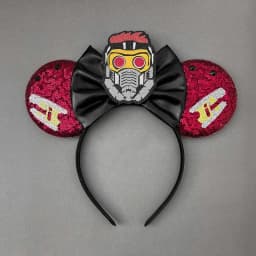 Disney Star Wars R2-D2 Ears Headband Women Cute BB-8 Hairband Girl Sequins Bow Hair Accessories Kids Birthday Festival Gift