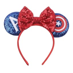 Disney Star Wars R2-D2 Ears Headband Women Cute BB-8 Hairband Girl Sequins Bow Hair Accessories Kids Birthday Festival Gift