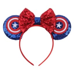 Disney Star Wars R2-D2 Ears Headband Women Cute BB-8 Hairband Girl Sequins Bow Hair Accessories Kids Birthday Festival Gift