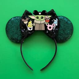 Disney Star Wars R2-D2 Ears Headband Women Cute BB-8 Hairband Girl Sequins Bow Hair Accessories Kids Birthday Festival Gift