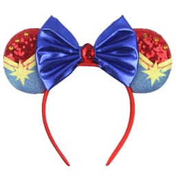 1pc Cartoon Mouse Ear Hair Accessory Cartoon Spider Pattern Sequin Bow Hair Hoops With Unisex Theme Party Hairbands