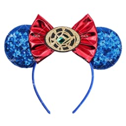 1pc Cartoon Mouse Ear Hair Accessory Cartoon Spider Pattern Sequin Bow Hair Hoops With Unisex Theme Party Hairbands