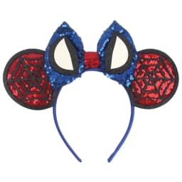 1pc Cartoon Mouse Ear Hair Accessory Cartoon Spider Pattern Sequin Bow Hair Hoops With Unisex Theme Party Hairbands