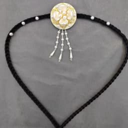 Fashion Flower Hanbok Wig Headdress Tassel Traditional Korea Ethnic Style Hairband Elegant Classical Stage Dance Hair Hoop Girls