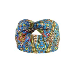 Bohemian Yoga Sweat Absorbent Elastic Headband Walnut Shaped Hair Tie for Sports And Fitness Activities