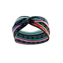 Bohemian Yoga Sweat Absorbent Elastic Headband Walnut Shaped Hair Tie for Sports And Fitness Activities