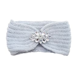 Diamond Headband Elastic Ear Warmer Knit Cross Headwrap Turban Wide Brim Headwear for Women Girl Winter Fashion Hair Accessories