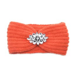 Diamond Headband Elastic Ear Warmer Knit Cross Headwrap Turban Wide Brim Headwear for Women Girl Winter Fashion Hair Accessories