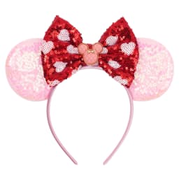 Disney Valentine's Day Mickey Headband Children Sequins Bow Hairband For Girls Children Featival Party DIY Headwear Accessories