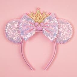 Disney Valentine's Day Mickey Headband Children Sequins Bow Hairband For Girls Children Featival Party DIY Headwear Accessories